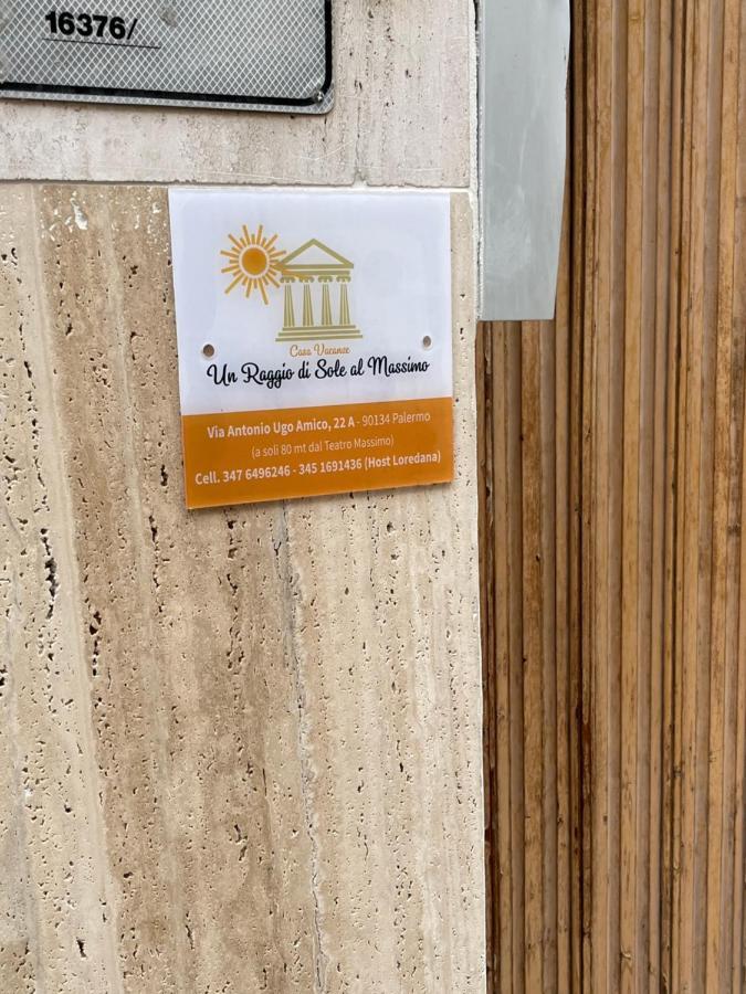 Apartmán Un Raggio Di Sole Al Massimo Palermo Exteriér fotografie